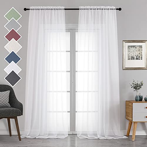 Airy Voile Extra-Long Curtains