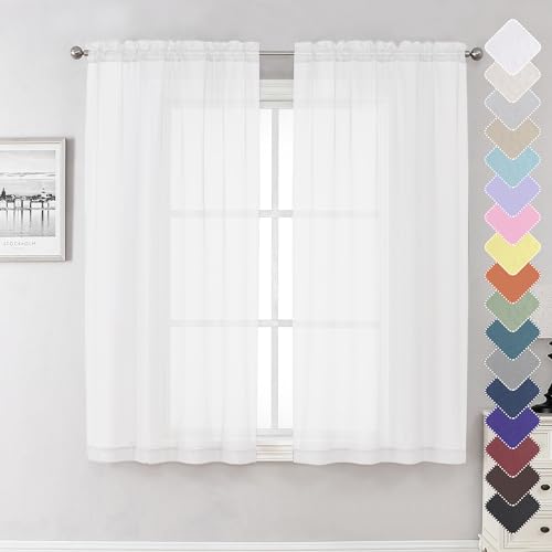 Diaphanous White Window Coverings