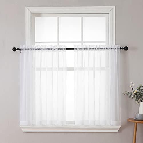 Sheer White Curtains