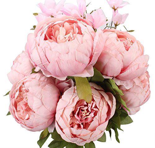 Artificial Silk Peony Bouquet