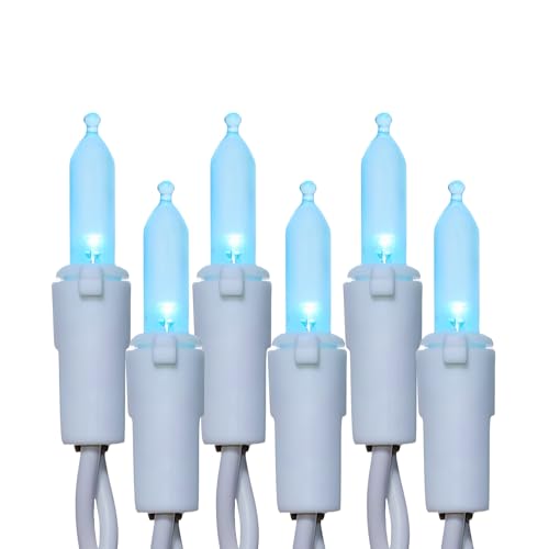 Sky Blue and Sage LED String Lights