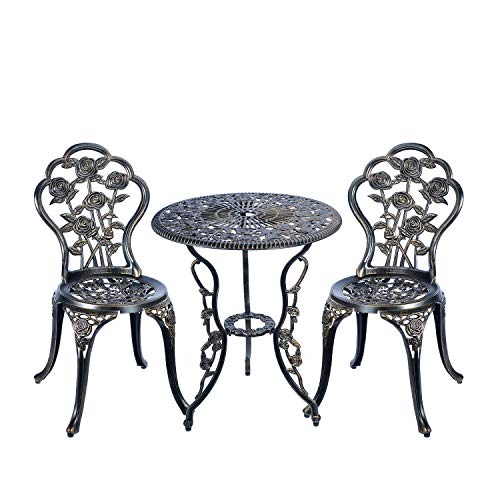 Chic Metal Outdoor Table Set