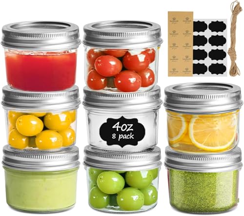 Small Mason Jars with Lids