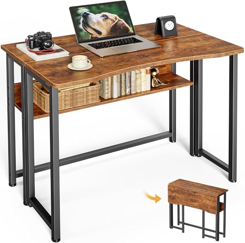 Small Writing Desk with Shelving