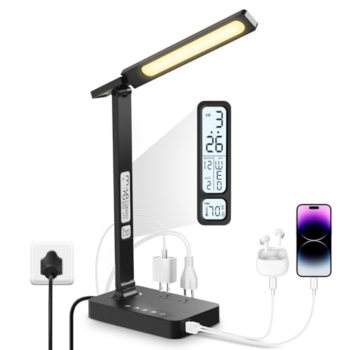 Smart Desk Lamp with USB Ports