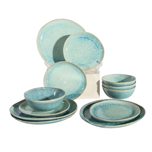 Soft Blue Ceramic Dinnerware