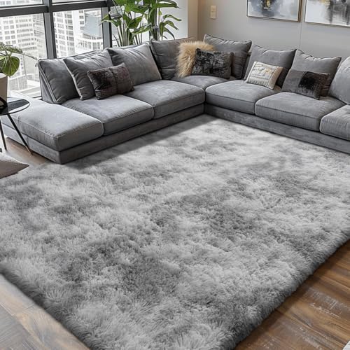Gentle Gray Plush Carpet