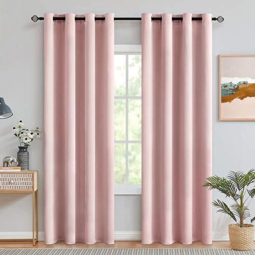 Soft Pink Curtains