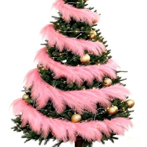 Soft Pink Feather Garland