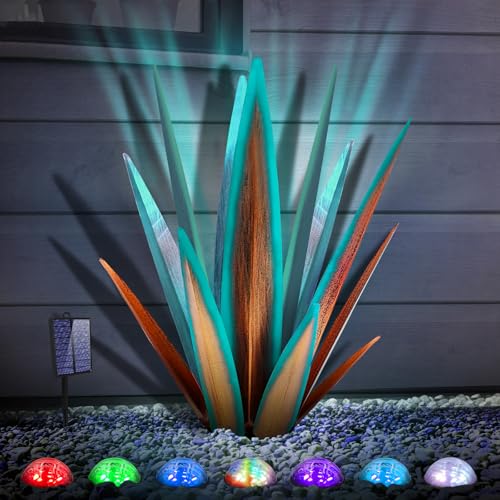 Solar-Powered Metal Art Sculpture