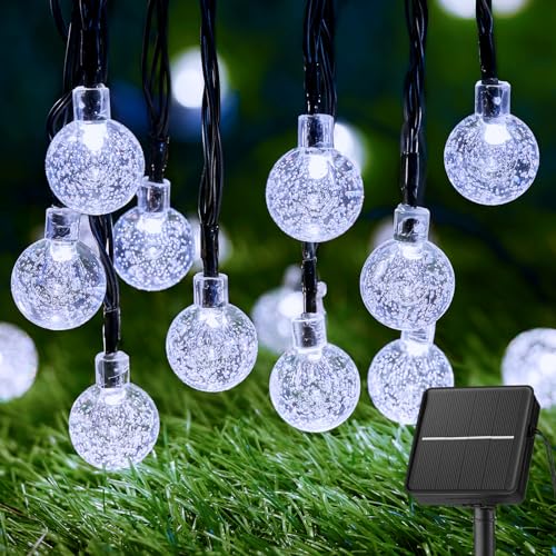 Solar Powered LED Globe Lights