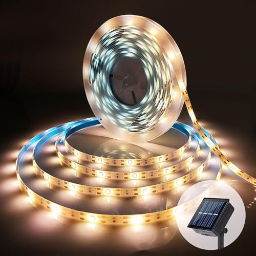 Solar-Powered LED Strip Lights