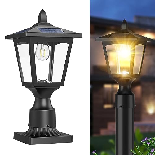 Solar Powered Pillar Lights