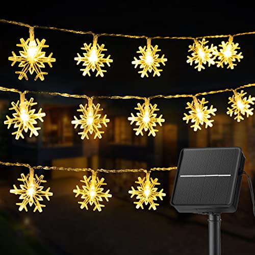 Solar-Operated Snowflake Illumination