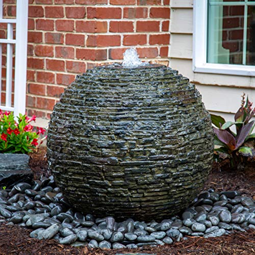 Square Slate Garden Fountain