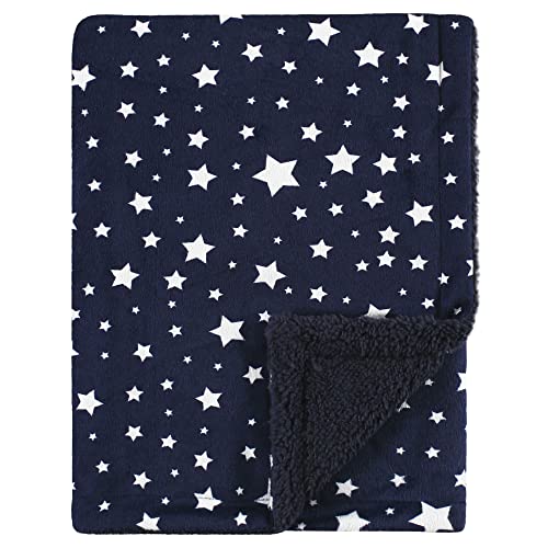 Plush Star-patterned Baby Blanket