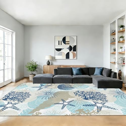Starfish-Themed Area Rug