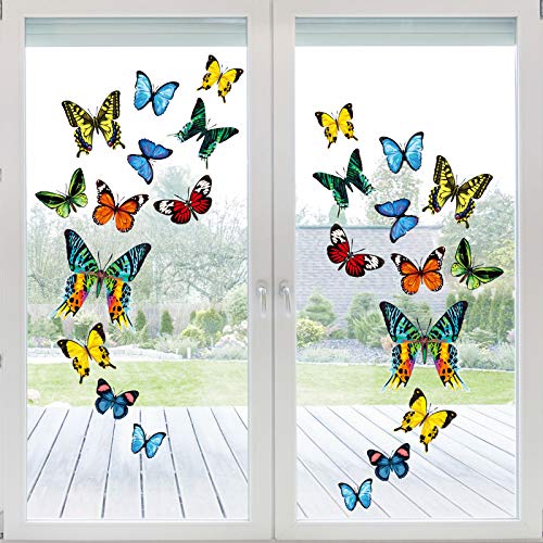 Static Adhesion Butterfly Window Stickers