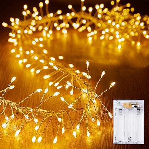 String Lights for Fireplace Decor