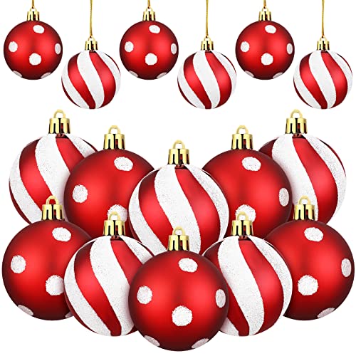 Striped Christmas Baubles