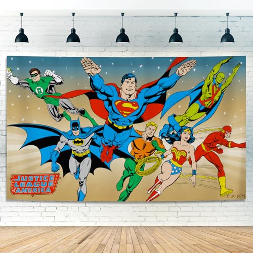 Superhero Theme Wall Banners