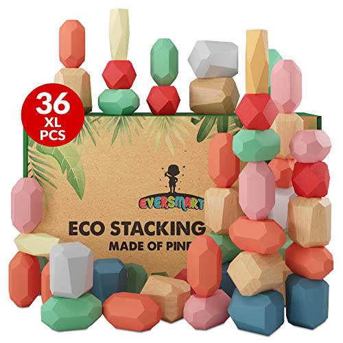 Eco-Conscious Wooden Stack Blocks