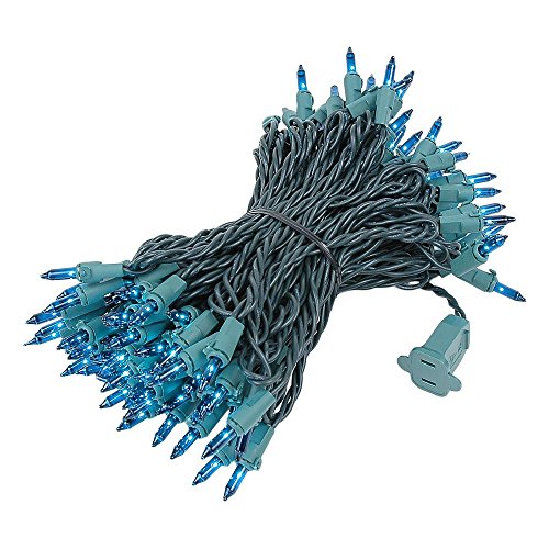 Teal and Green LED String Lights