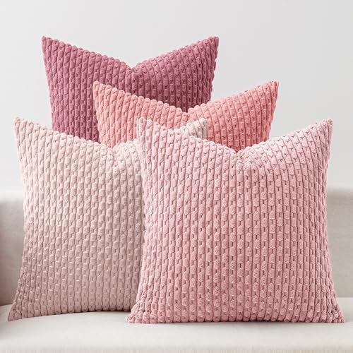 Woven Rose Cushion Covers