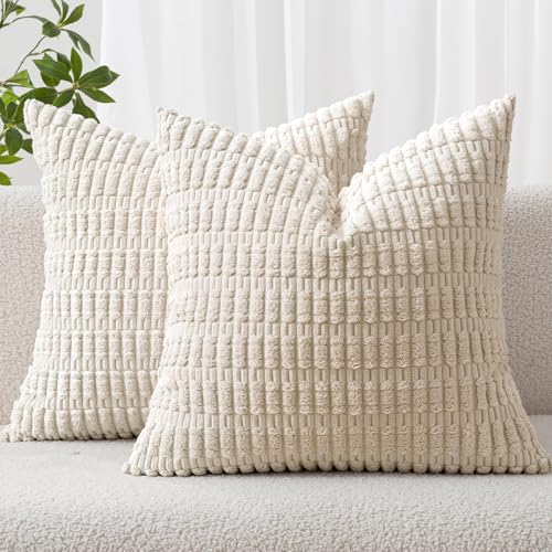 Textured Throw Pillow Covers