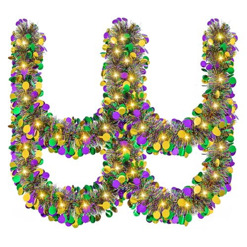 Glitter Chain with Driven Lights