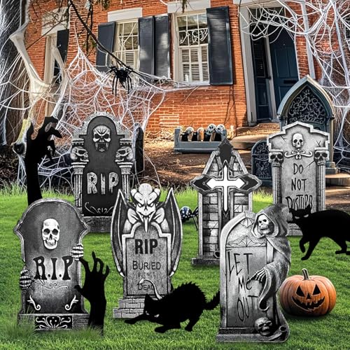 Tombstone Halloween Yard Decorations