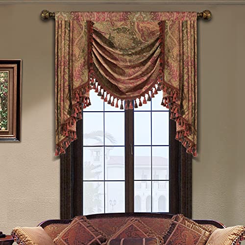 Traditional Damask Valance