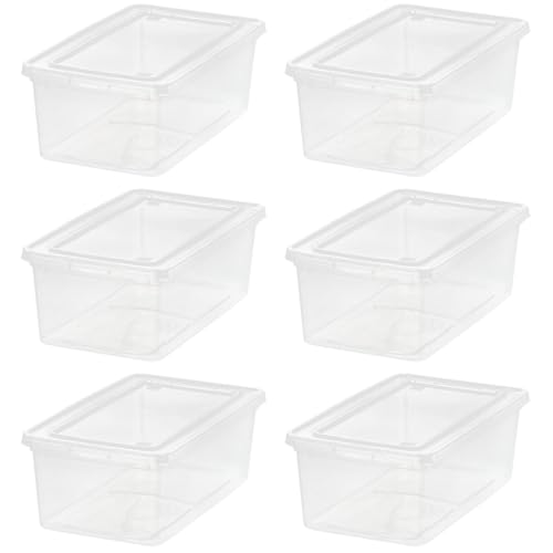 Transparent Storage Containers with Lids