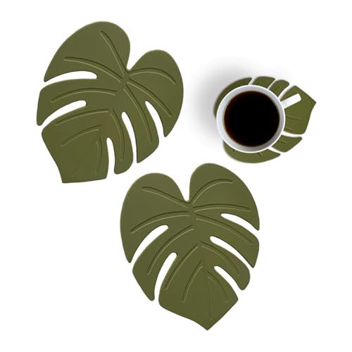 Tropical Leaf Coasters