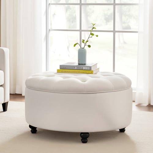 Tufted Round Ottoman