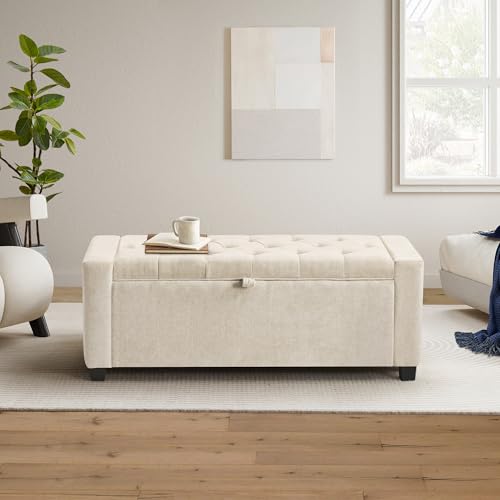 Tufted Upholstered Ottoman