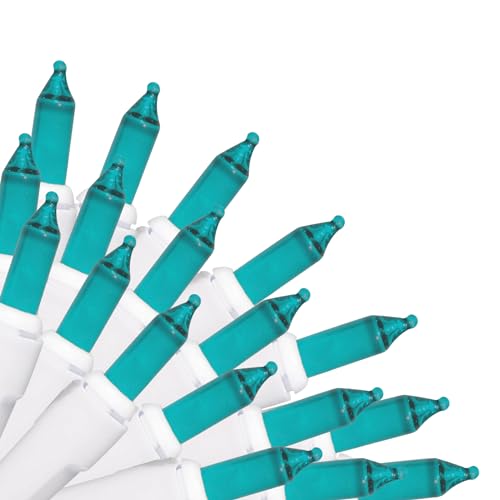 Turquoise and Lime LED String Lights