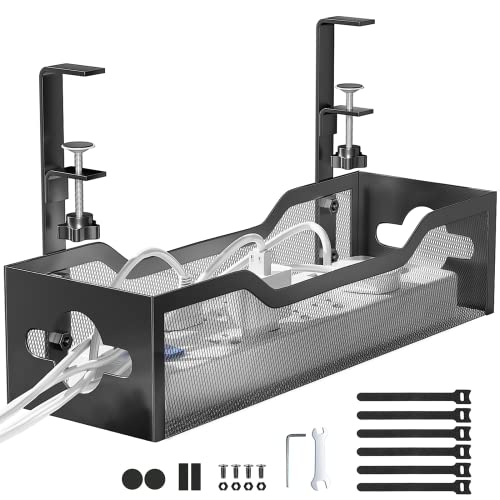 Under-Desk Cable Management Tray
