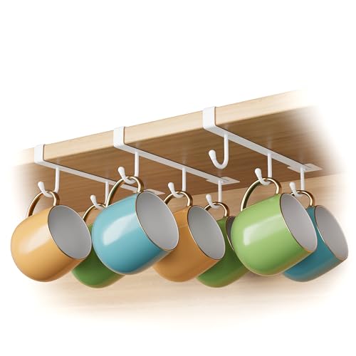Underside Shelf Mug Hangers