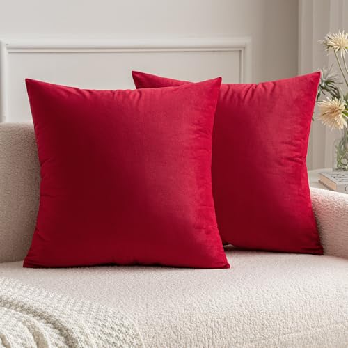 Velvet Holiday Throw Pillows