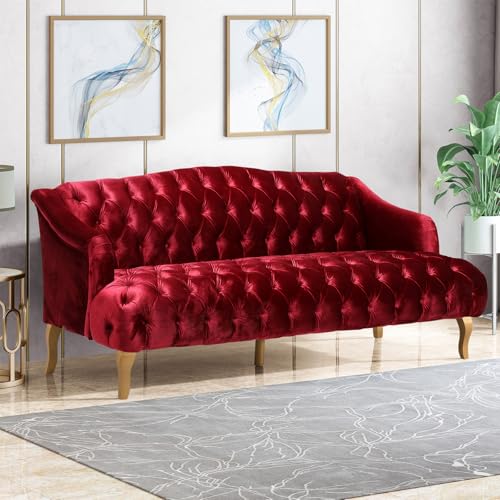 Vibrant Velvet Sofa