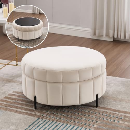 Velvet Upholstered Center Table