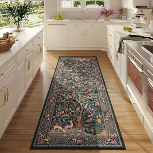 Vibrant Patterned Runner Rug