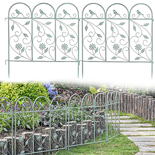 Wrought Iron Fence with Vine Designs