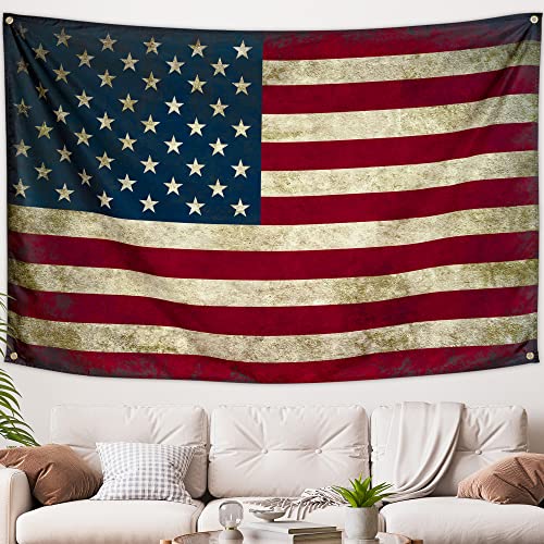Vintage American Flag Wall Hanging