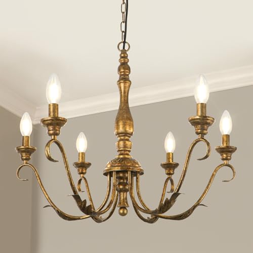 Vintage Brass Chandelier