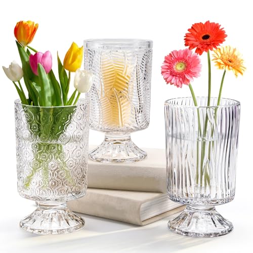 Vintage-inspired cylinder vases