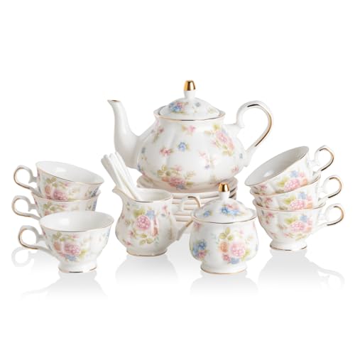 Vintage Floral Tea Set