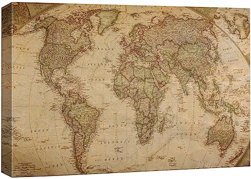 Vintage Map Canvas Print