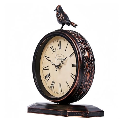 Vintage Metal Roman Numeral Clock